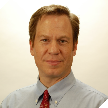 white man with short brown hair